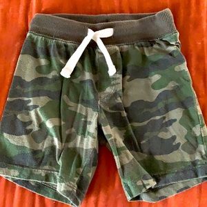 Boys camo shorts